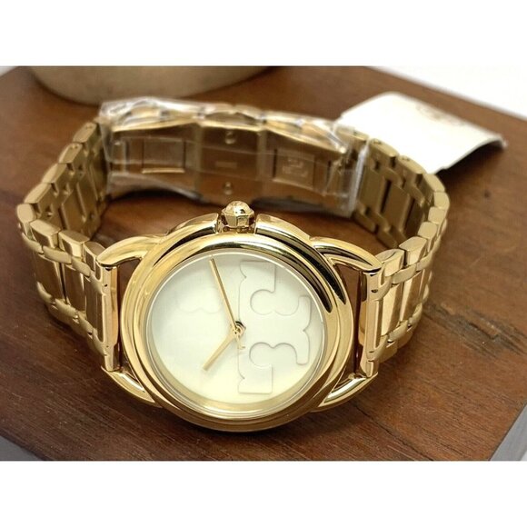 Tory Burch Women\'s Watch TBW7220 Miller Quartz Cream Dial Gold Stainless Steel main image 10